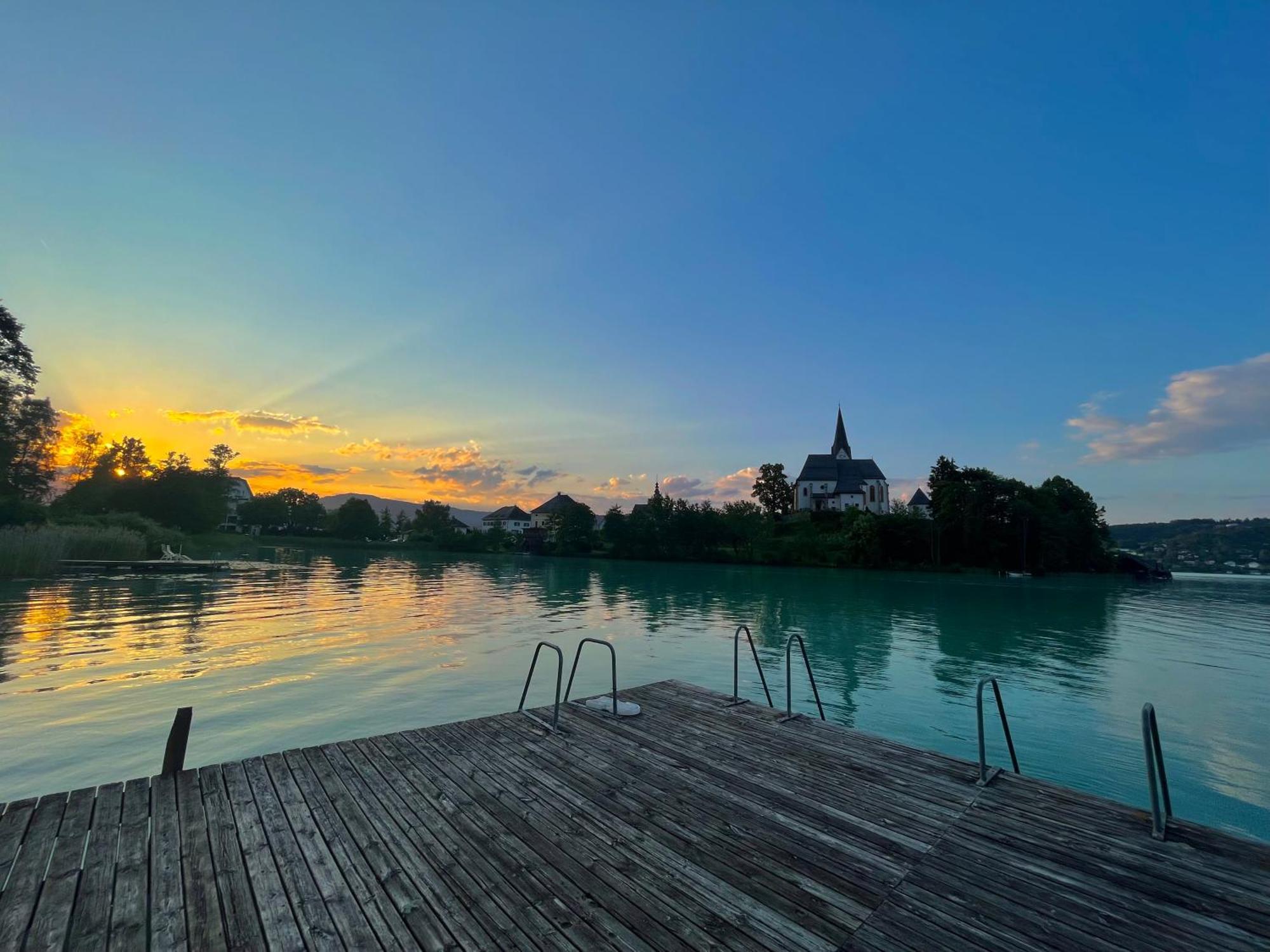 See-Residenz St. Anna - Mit Exklusivem Seezugang Maria Wörth Dış mekan fotoğraf